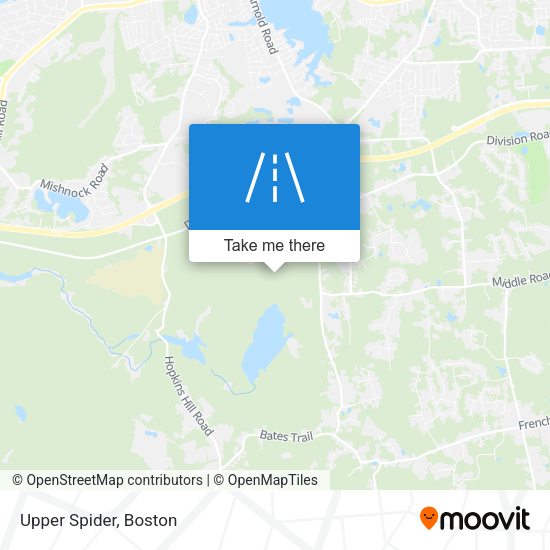 Mapa de Upper Spider