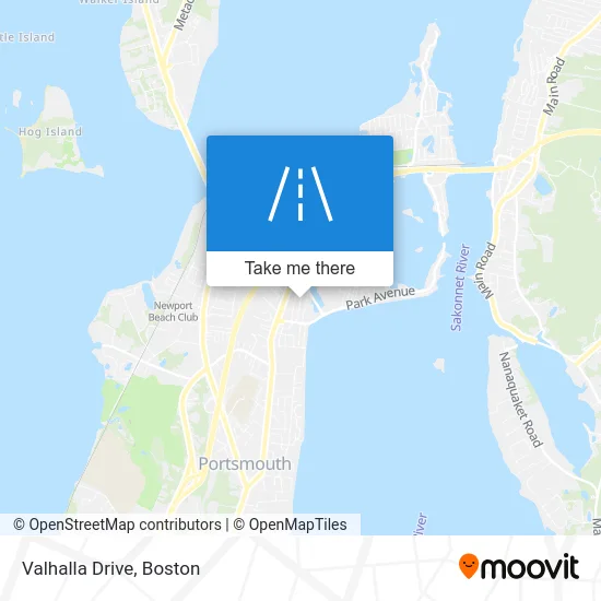 Valhalla Drive map