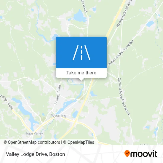 Valley Lodge Drive map