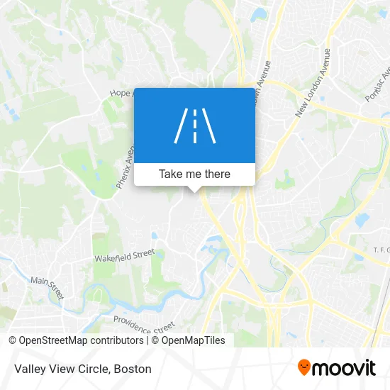 Valley View Circle map
