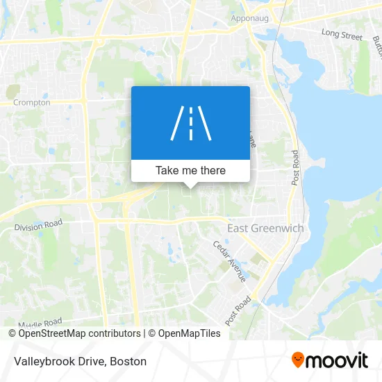 Valleybrook Drive map