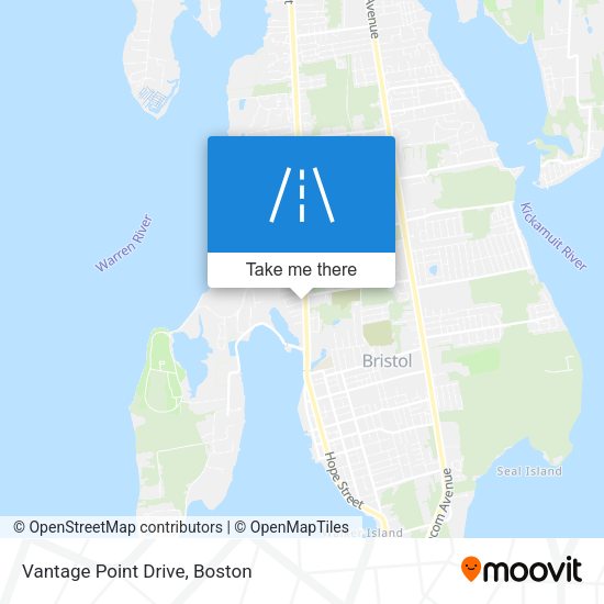 Vantage Point Drive map