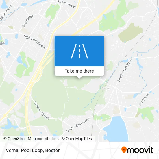 Vernal Pool Loop map