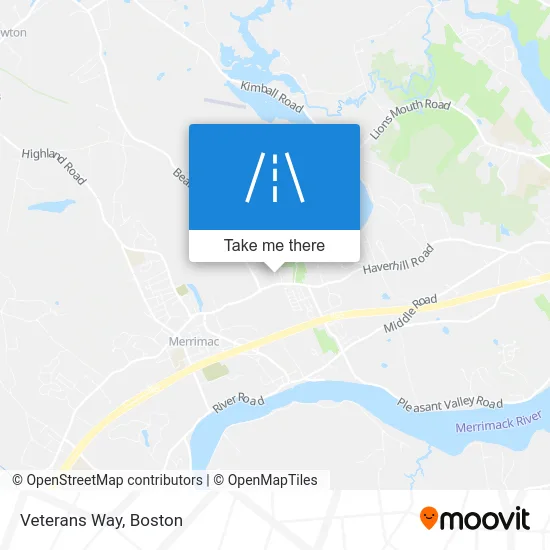 Veterans Way map
