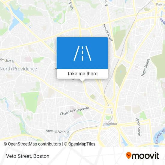Veto Street map