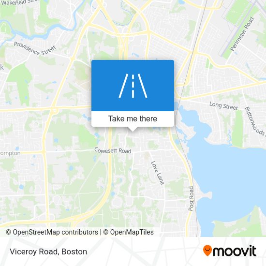 Mapa de Viceroy Road