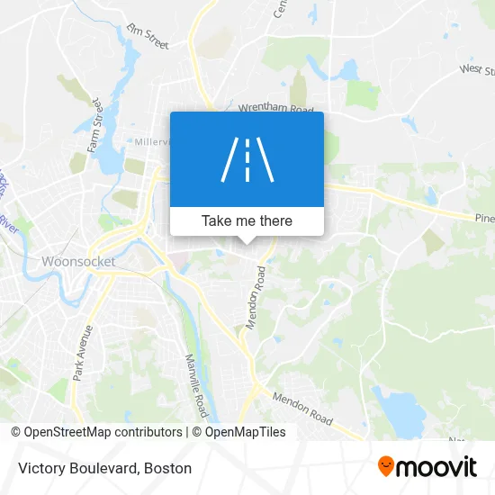 Victory Boulevard map