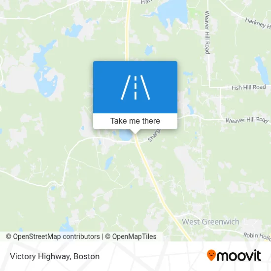 Victory Highway map