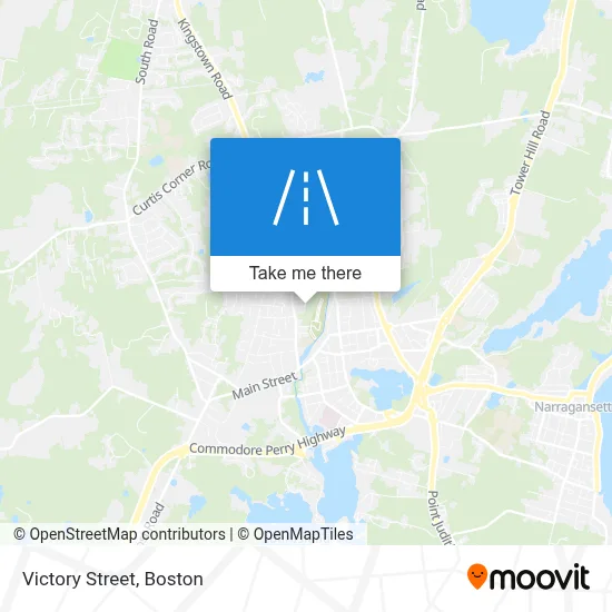 Victory Street map
