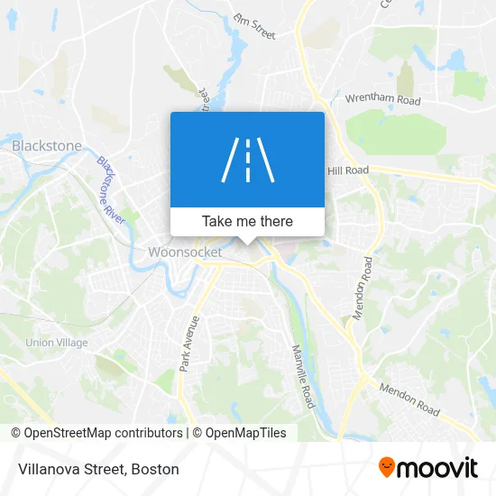 Villanova Street map