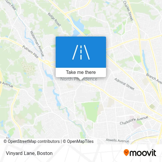 Vinyard Lane map