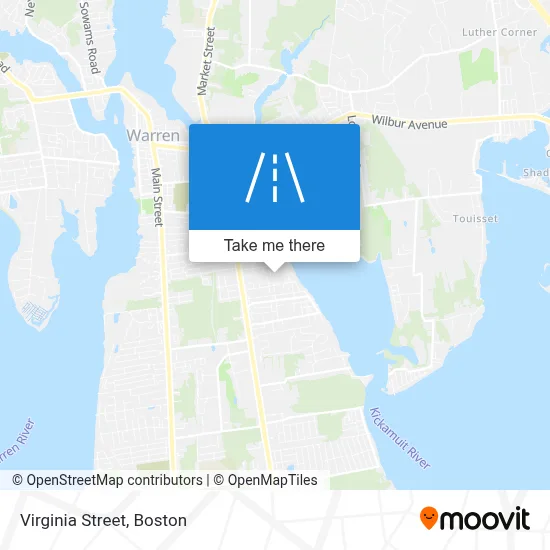 Virginia Street map