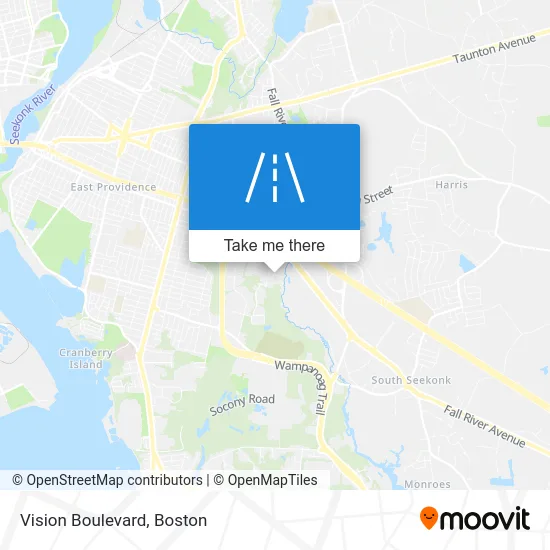 Vision Boulevard map