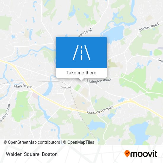Mapa de Walden Square