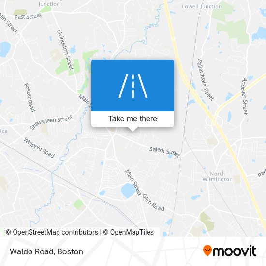 Mapa de Waldo Road
