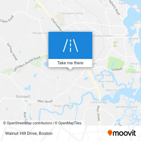 Walnut Hill Drive map
