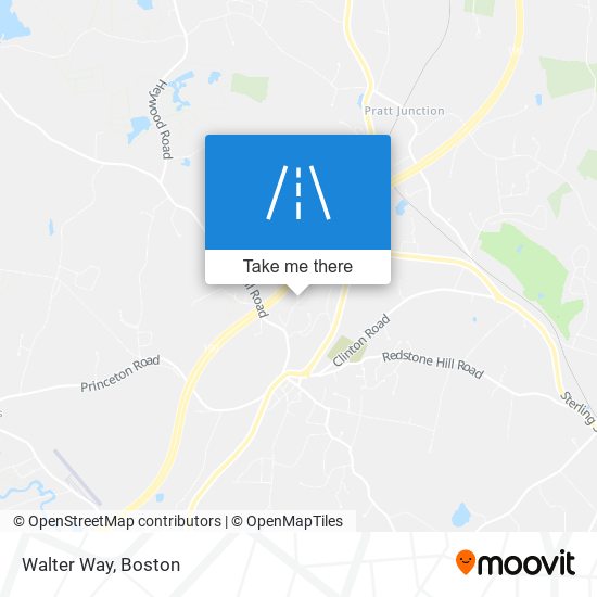 Walter Way map