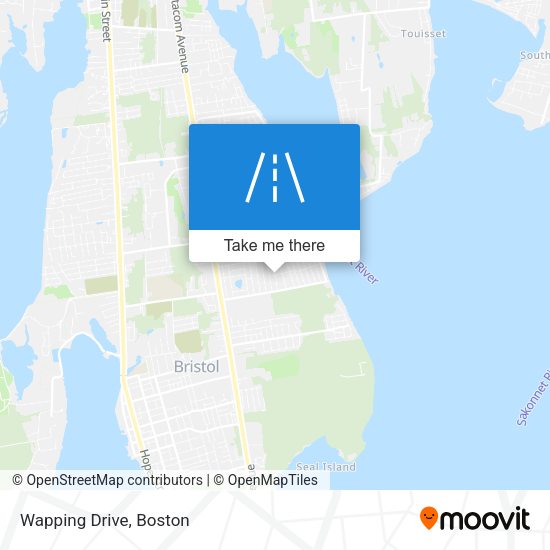 Mapa de Wapping Drive