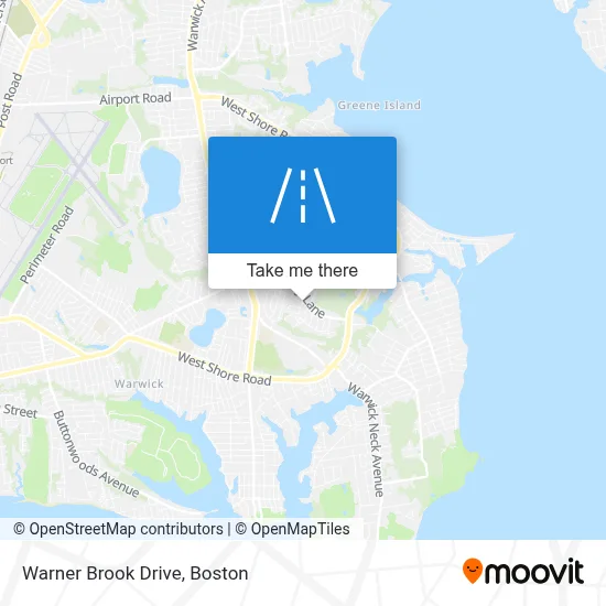 Warner Brook Drive map