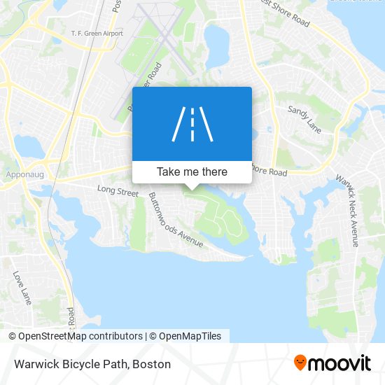 Warwick Bicycle Path map