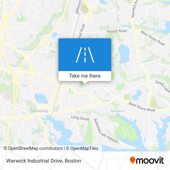 Warwick Industrial Drive map