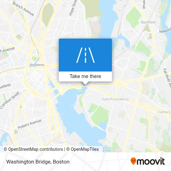 Washington Bridge map