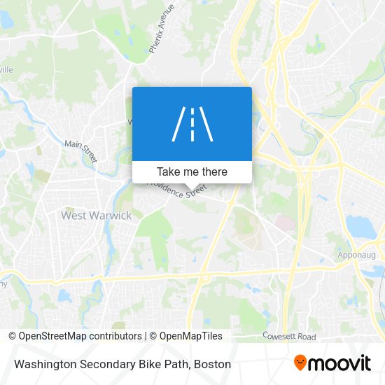 Washington Secondary Bike Path map