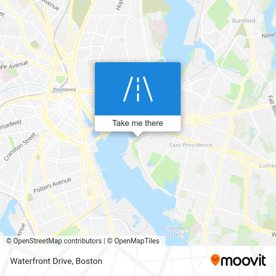 Waterfront Drive map