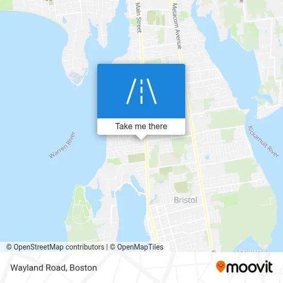 Wayland Road map