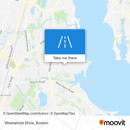 Weetamoe Drive map