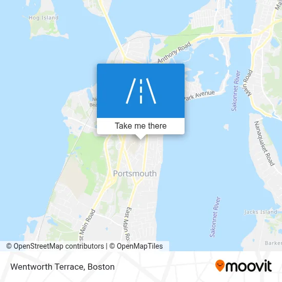 Wentworth Terrace map