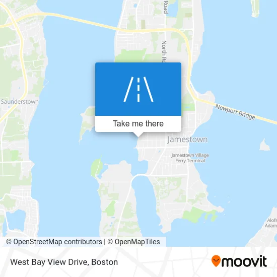 West Bay View Drive map