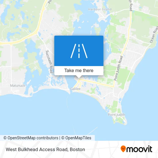 West Bulkhead Access Road map