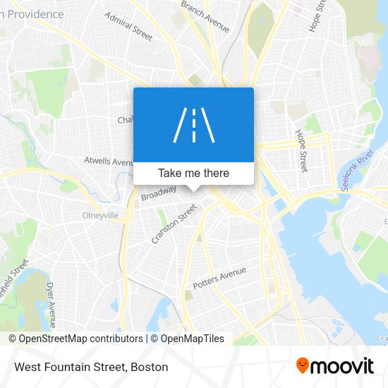Mapa de West Fountain Street