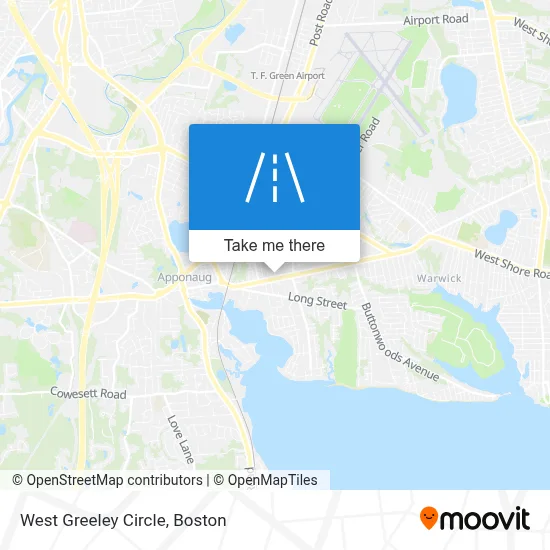 West Greeley Circle map