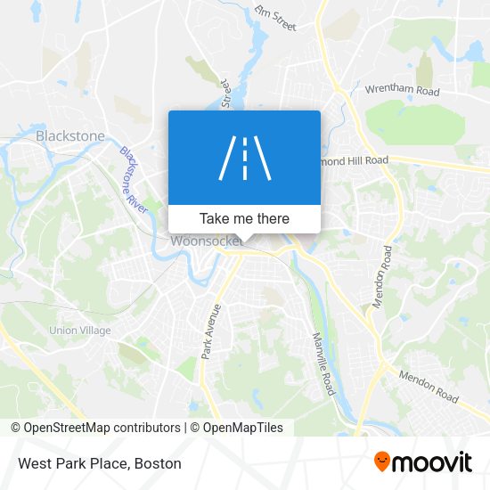 Mapa de West Park Place