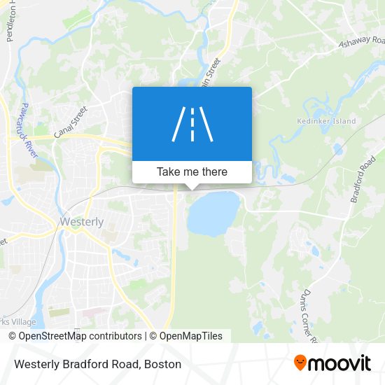Westerly Bradford Road map