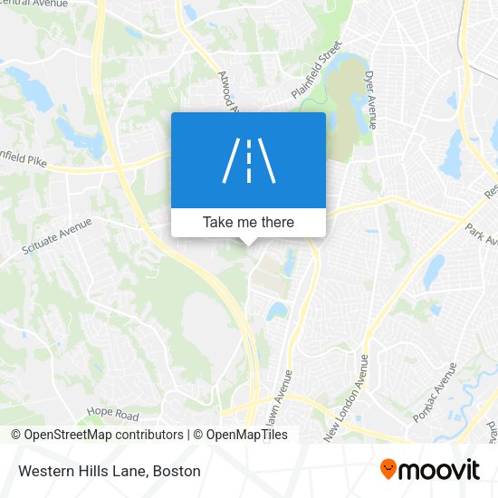 Mapa de Western Hills Lane