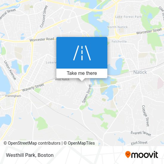 Mapa de Westhill Park