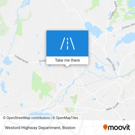 Westord Highway Department map