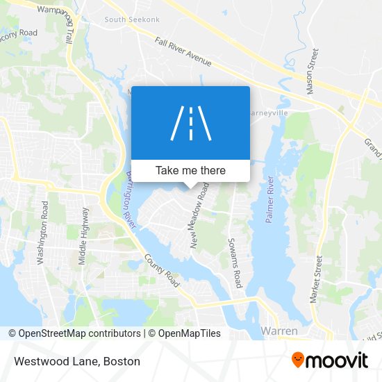 Mapa de Westwood Lane