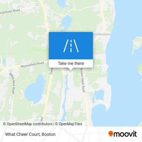 What Cheer Court map