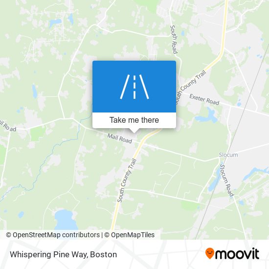 Mapa de Whispering Pine Way