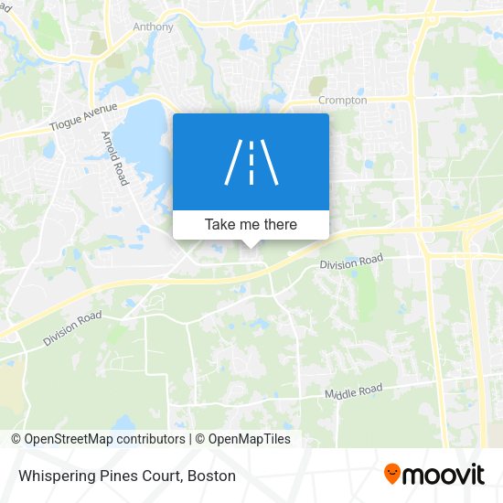 Whispering Pines Court map
