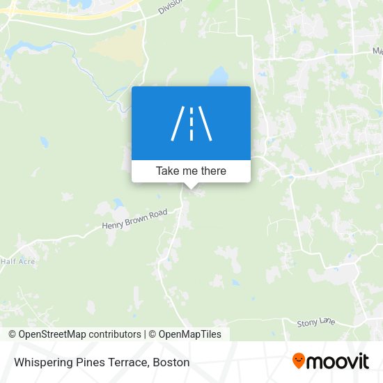 Whispering Pines Terrace map