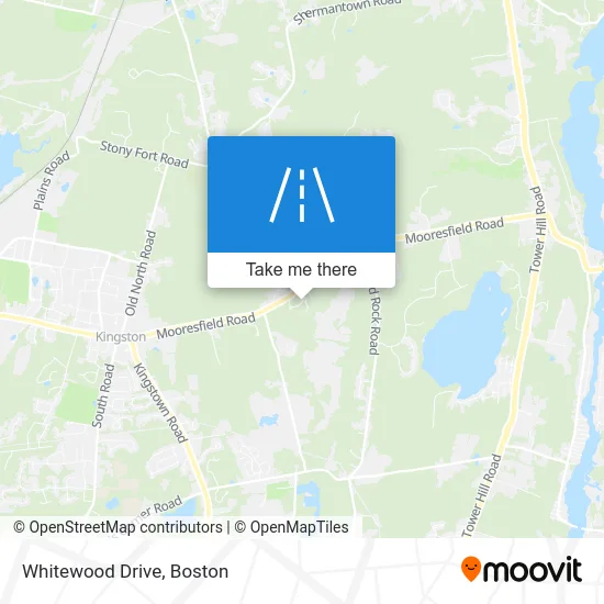 Whitewood Drive map