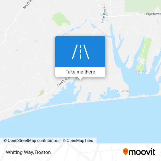 Whiting Way map