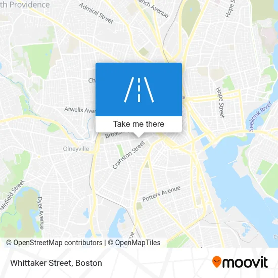 Whittaker Street map
