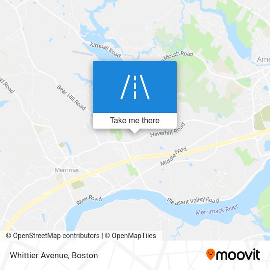 Mapa de Whittier Avenue