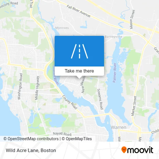 Wild Acre Lane map